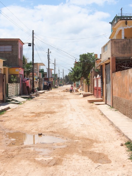 A typical street in Cárdenas