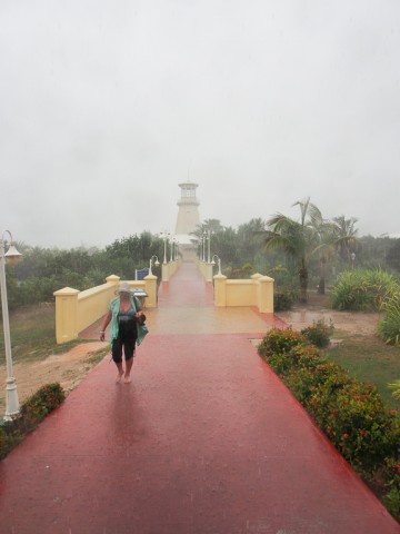 Tropical storm on our last day