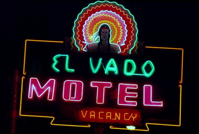 El Vado Sign, Albuquerque, New Mexico (circa 2001)