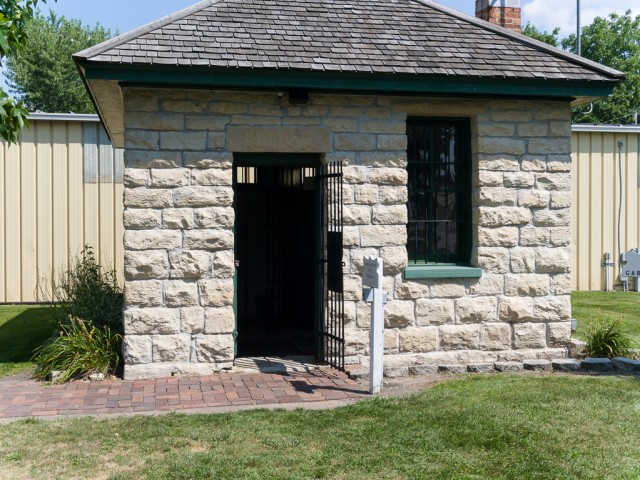 Gardiner Jail built in 1908.  Gardiner, Il