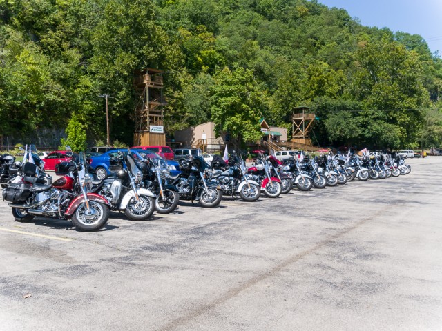 Euro Bikers at Meremac Caverns