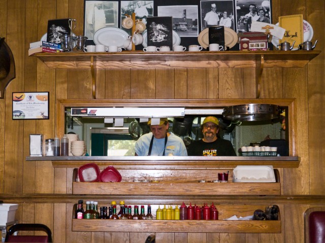 Inside Clanton's Cafe