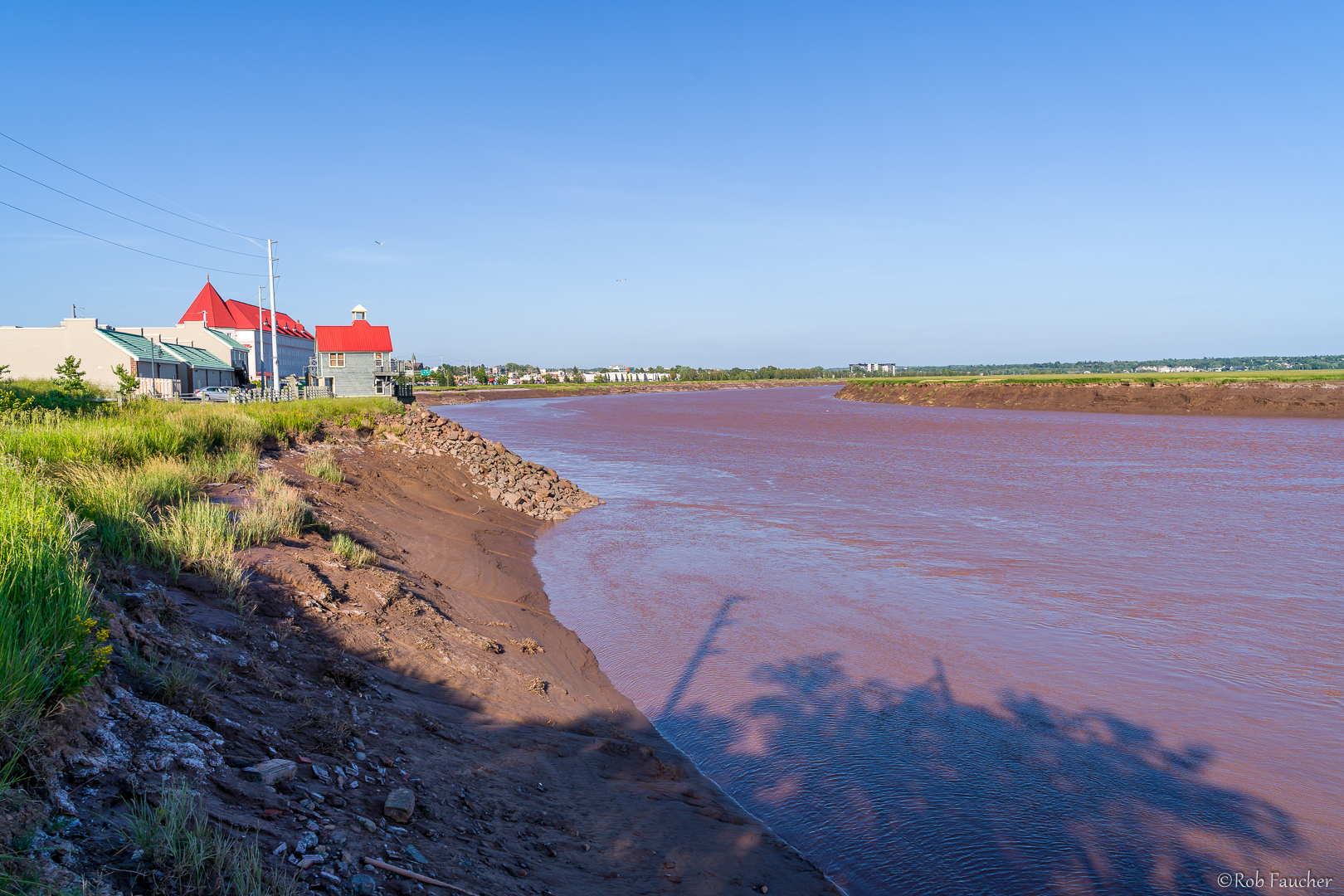 Canadá New Brunswick Costa Atlántica, Bahía de Fundy Río Chocolate