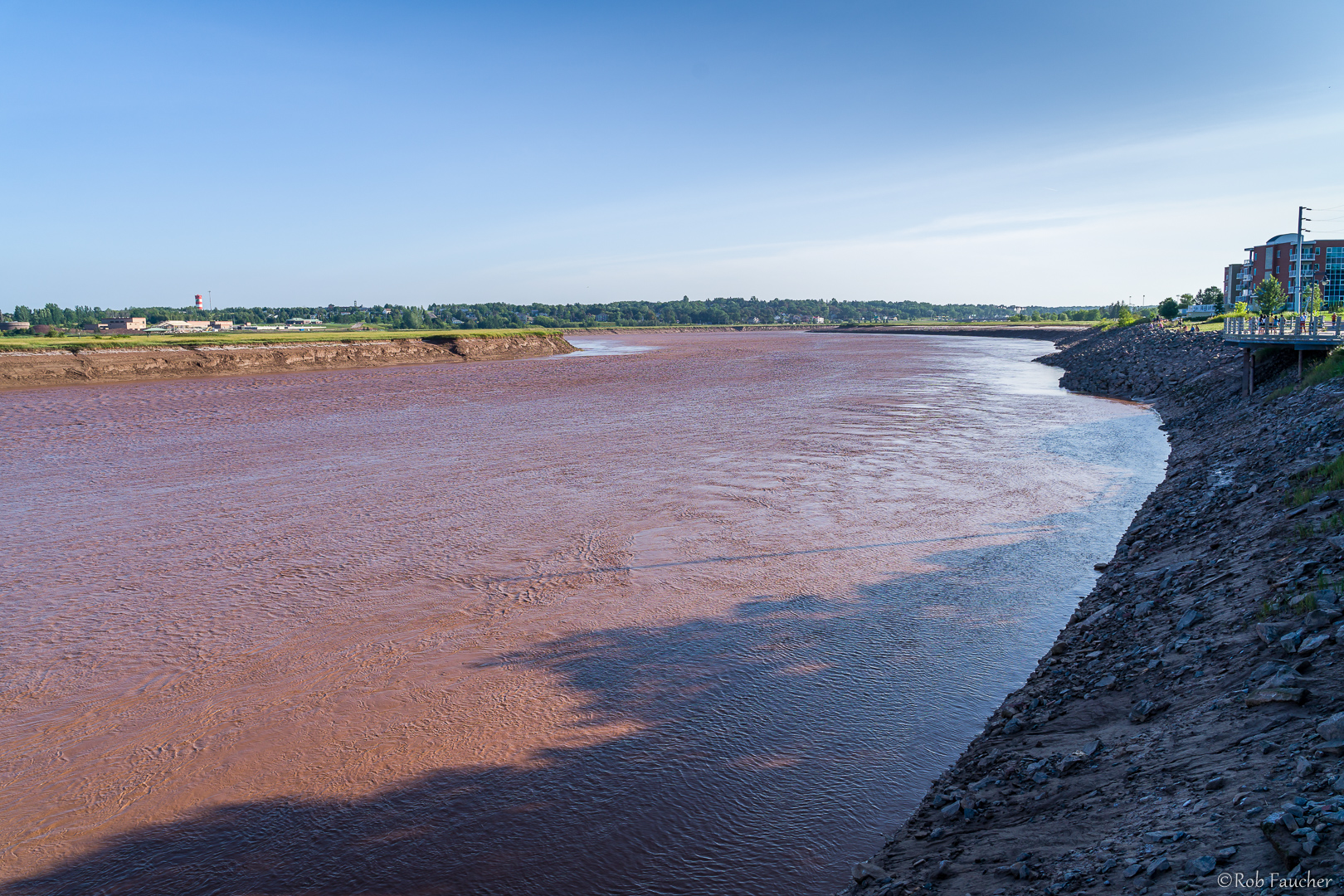 Canadá New Brunswick Costa Atlántica, Bahía de Fundy Río Chocolate