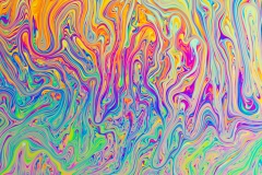 Swirling Soap Bubble Rainbow Weirdness