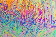 Swirling Soap Bubble Rainbow Weirdness