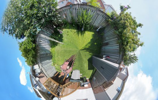 My Backyard and Street as Mini-Planets