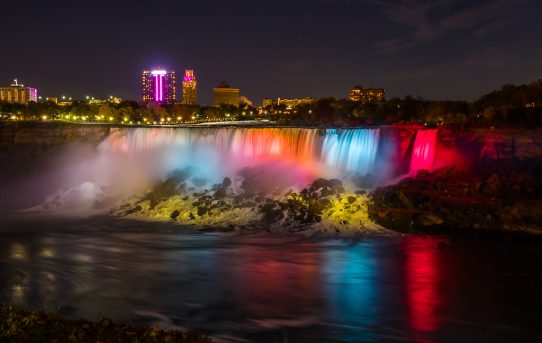 Niagara Falls at Night