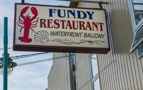 Sept 4, 2018. Scallop dinner in Digby, Nova Scotia