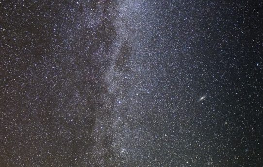 The night sky on Tracadie Bay, Prince Edward Island